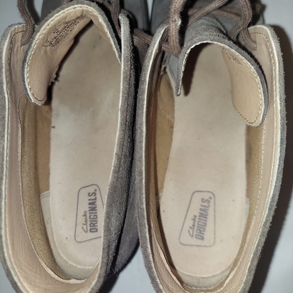 CLARK'S Originals Athie Terra  Dark Suede Ankle Boots- 8.5 - Picture 12 of 16